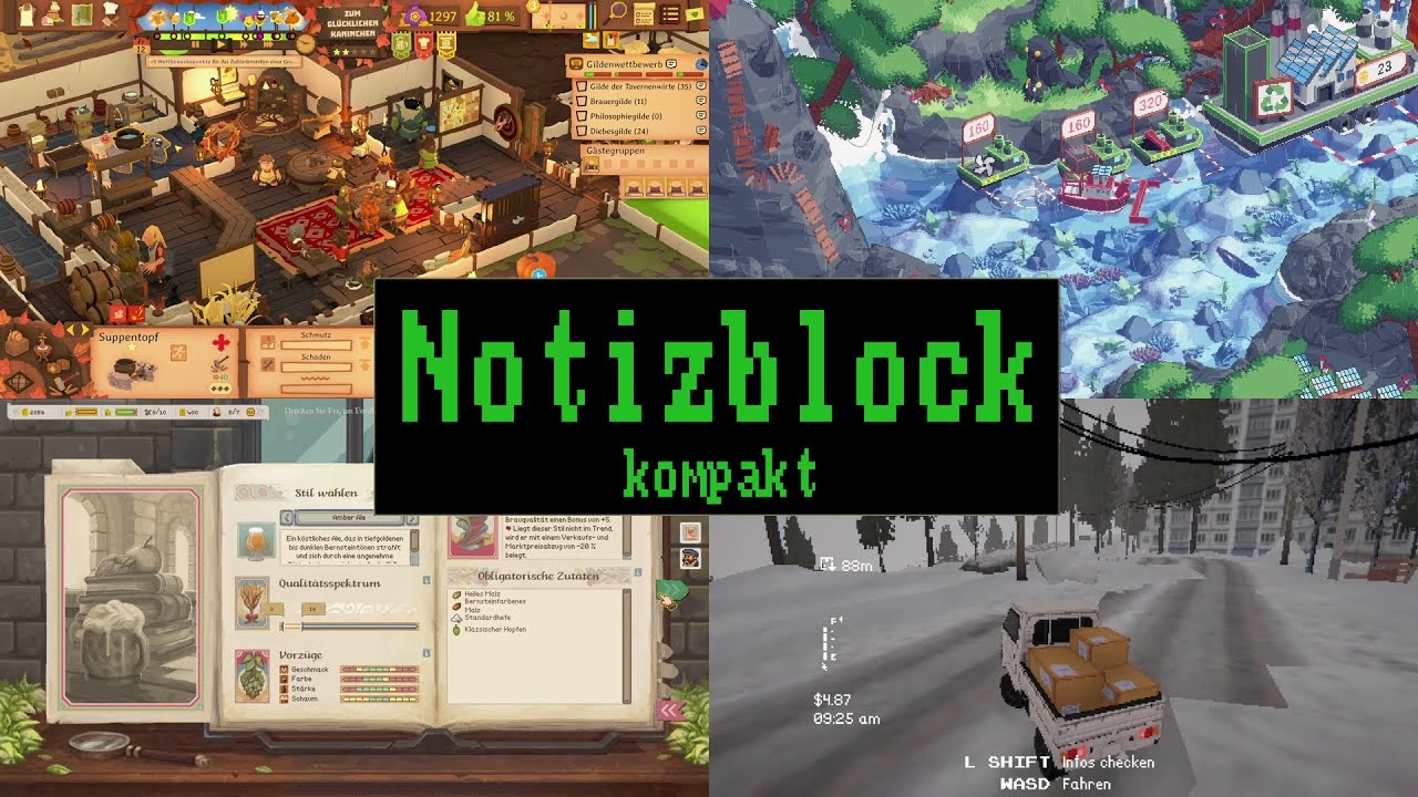 Notizblock kompakt #111 - Tavern Keeper | Spilled! | Ale Abbey | Easy Delivery Co.