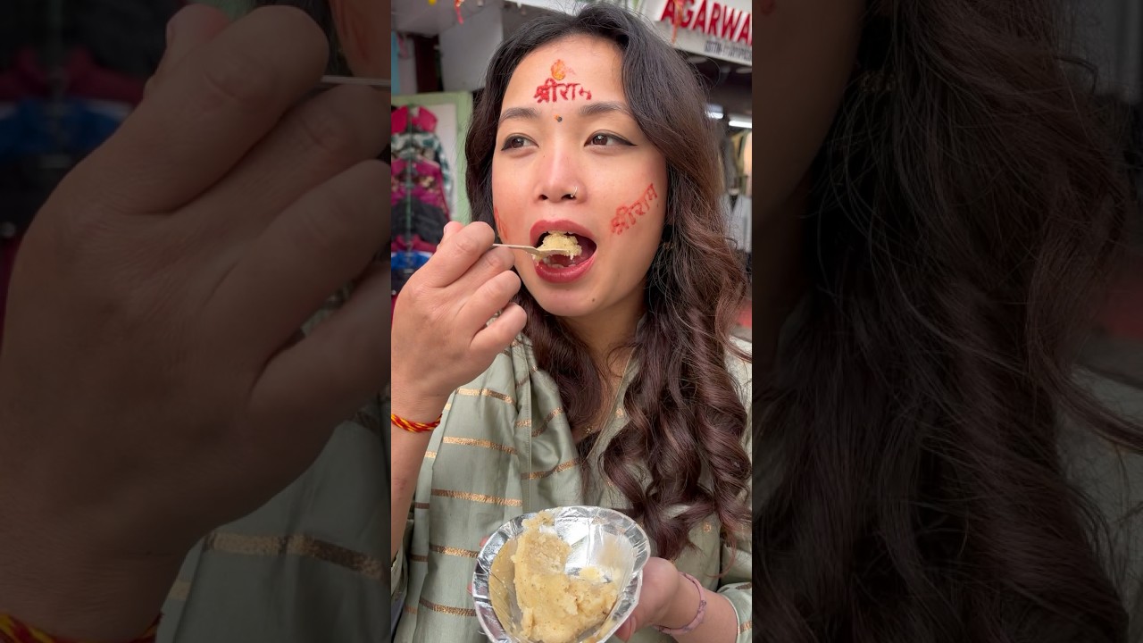 Best thing eaten today we call it Prasad (halwa)do you like Prasad ??Tag Prasad lover🥰 