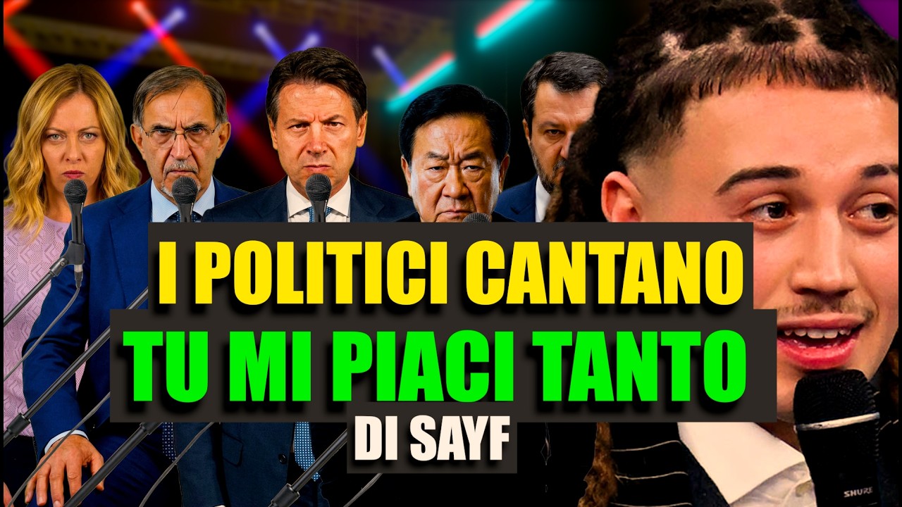I POLITICI CANTANO: TU MI PIACI TANTO (DI SAYF) #sanremo2026 #sayf #highlanderdj