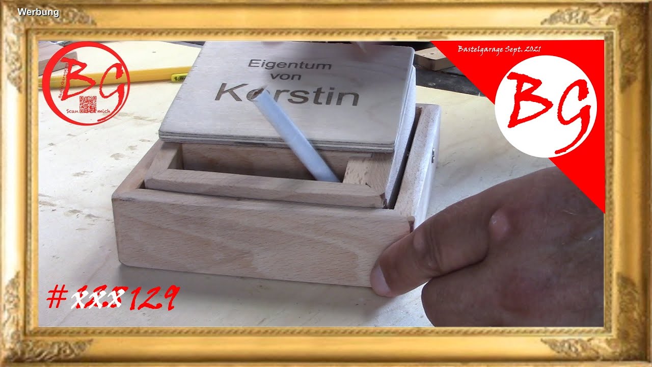 129. 🚬Zigarettenspender 🚬🚬 MIT MAßANGABE  - selbst bauen (Geburtstagsgeschenk Kerstin)