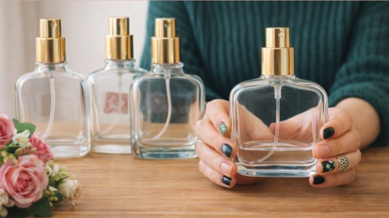 Trash to Treasure: DIY Decor Using Perfume Bottle! Diy Old Perfume Bottle Craft | Reuse Ideas