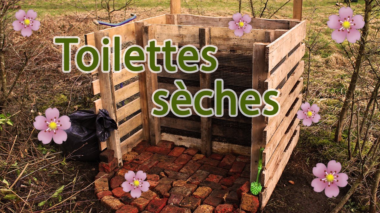 Compost pour toilettes sèches à partir de palettes
