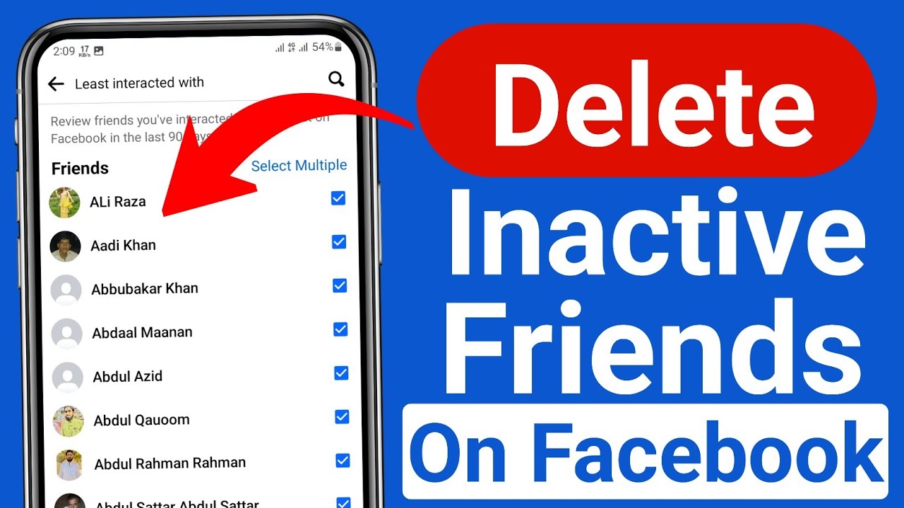 Как удалить неактивных друзей из друзей на Facebook || How to unfriend inactive friends on Facebook