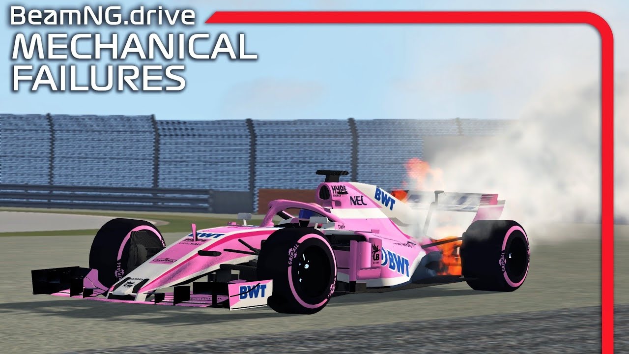 Formula car mechanical failures #4 | BeamNG.drive | FR17 F1 MOD