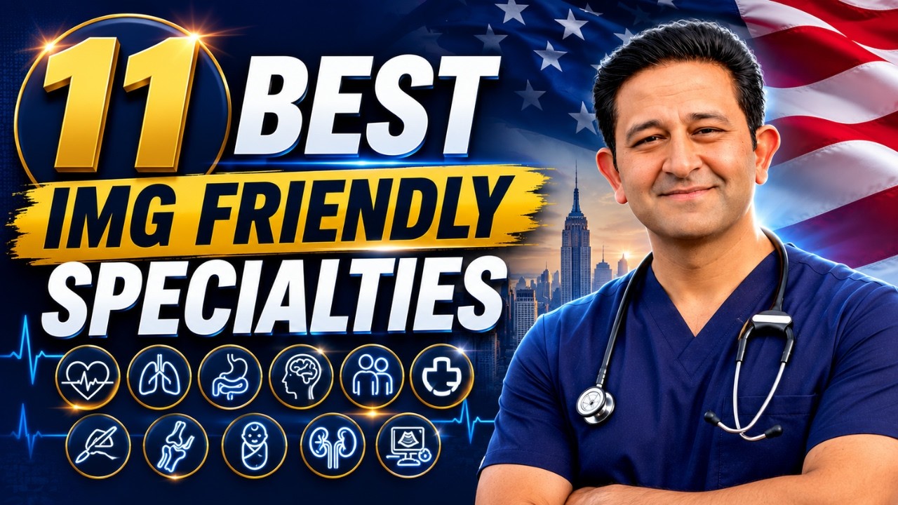11 IMG Friendly Specialties in the USA Based on NRMP Data