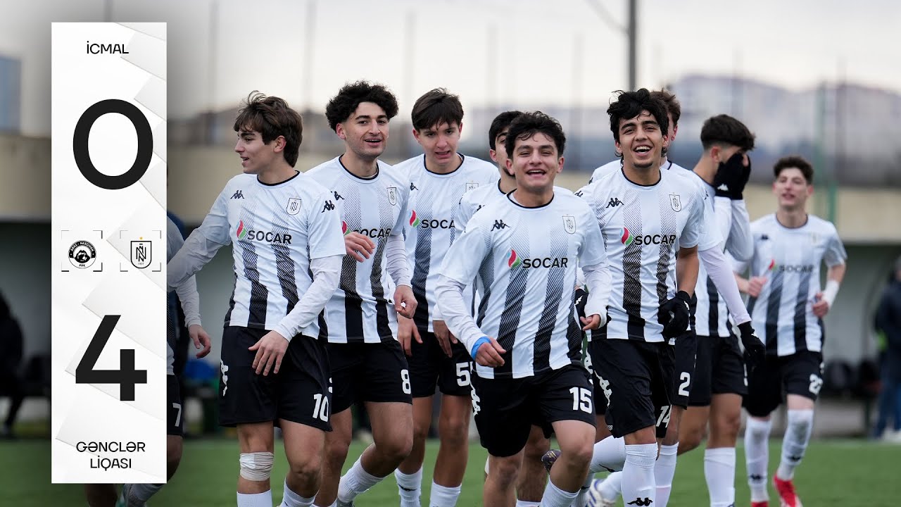 Araz-Naxçıvan 0:4 Neftçi | GƏNCLƏR LİQASI | İCMAL