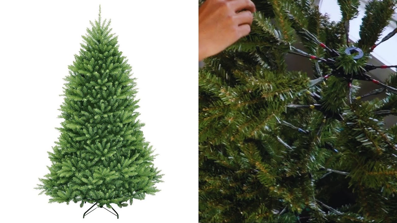 Сборка и проверка искусственной рождественской елки 7 футов от National Tree Company
