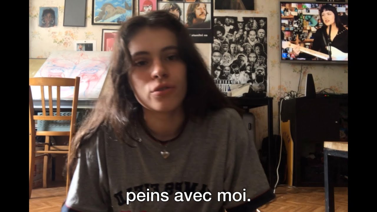 peins avec moi sauf que y’a que moi qui peins en fait #artvlog 