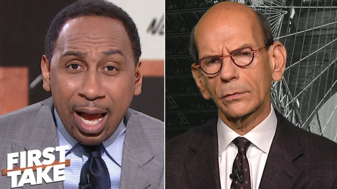Stephen A., Paul Finebaum debate Georgia being left out of College Football Playoff | First Take