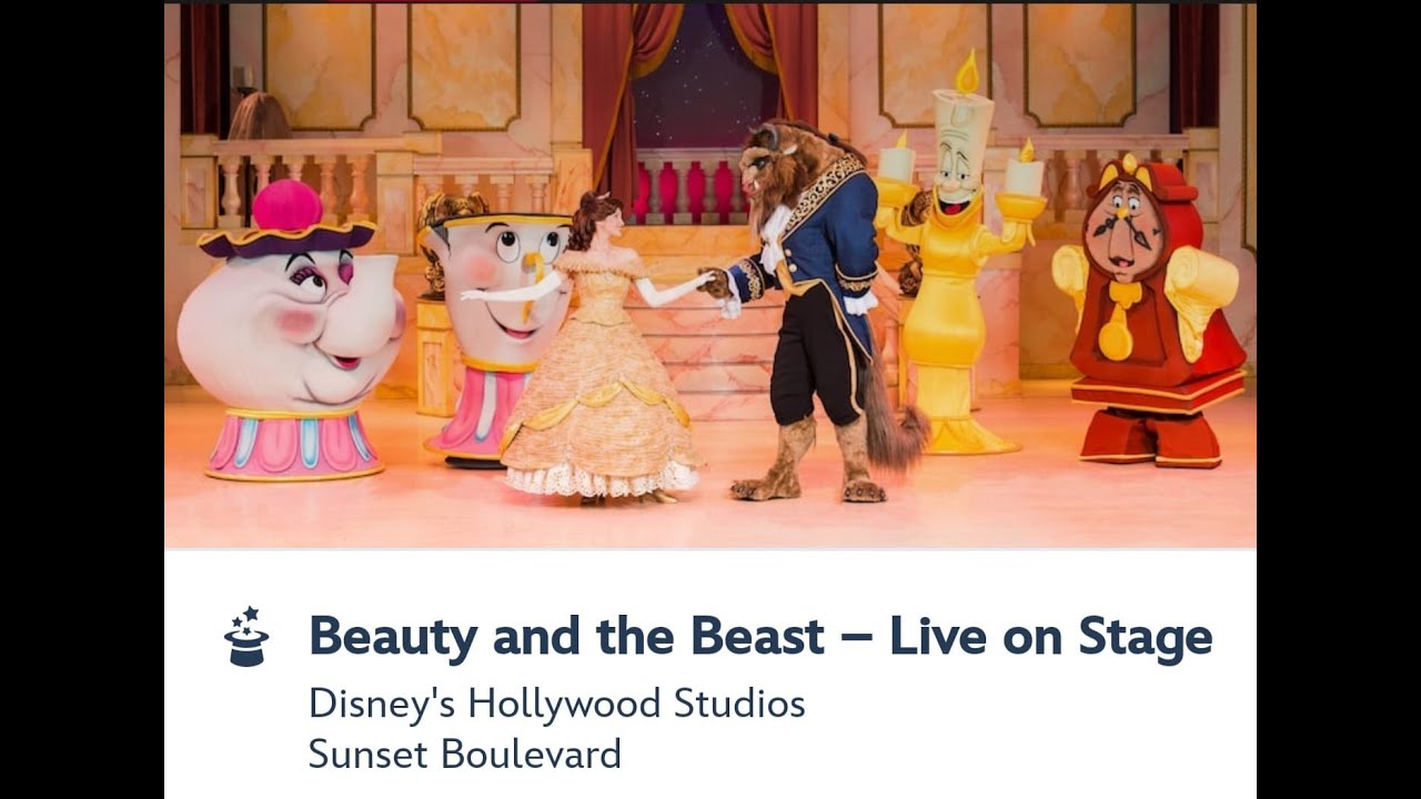 [4K] Beauty And The Beast - Live On Stage - Disney's Hollywood Studios