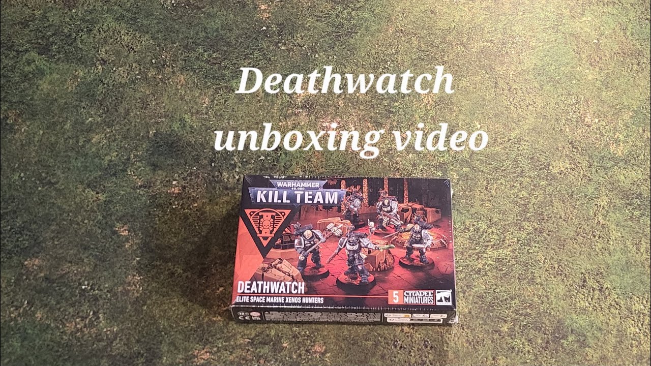 Видео распаковки Warhammer: Kill Team: Deathwatch