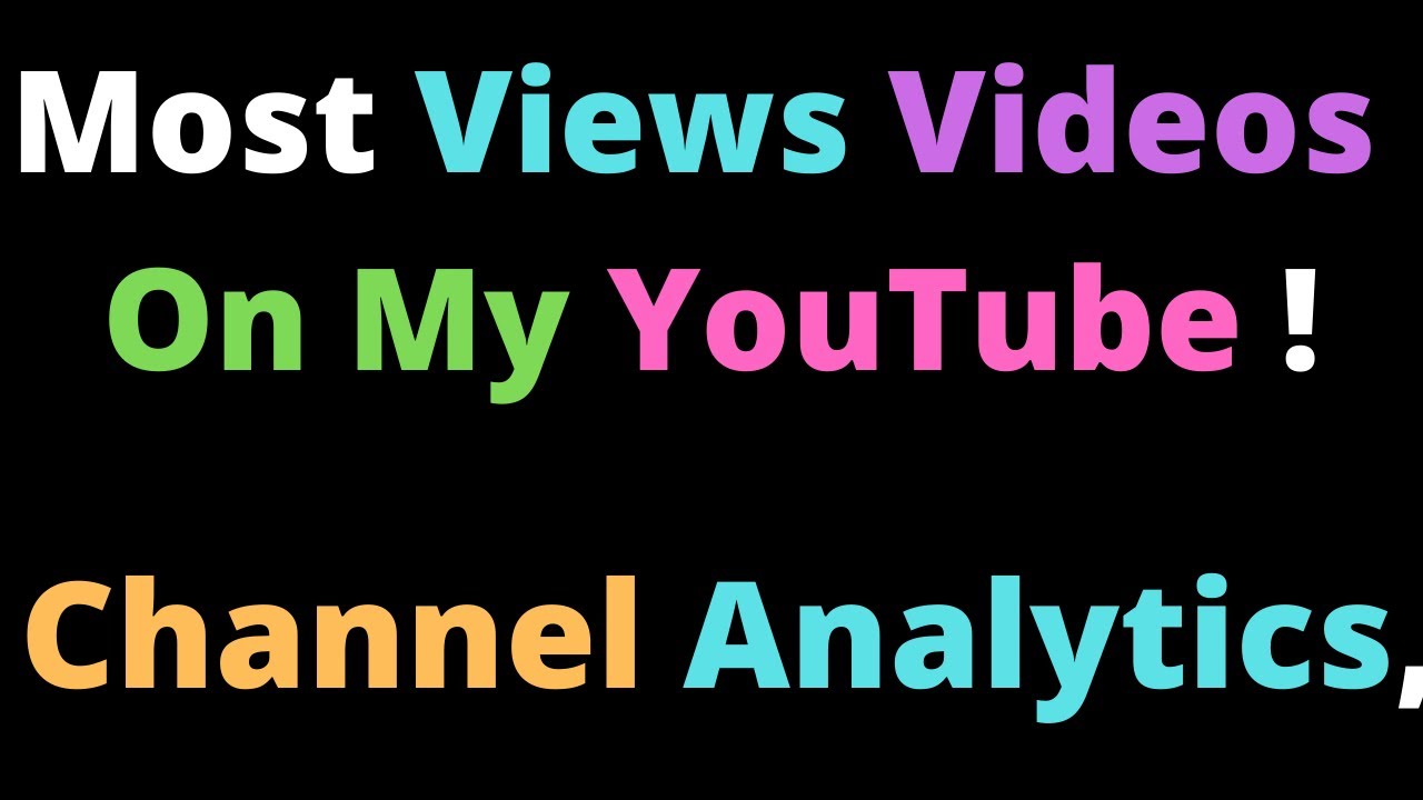 Most Views || YouTube channel || Kamran The Educator