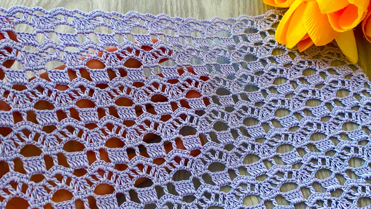 You Will Love It❗️Beautiful Crochet Pattern Blouse, Shawl Step by Step Tutorial
