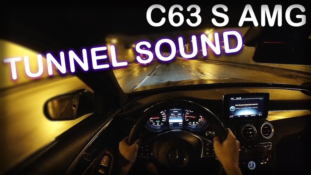 Mercedes C63 S AMG V8 SOUND // Berlin City Night Drive POV