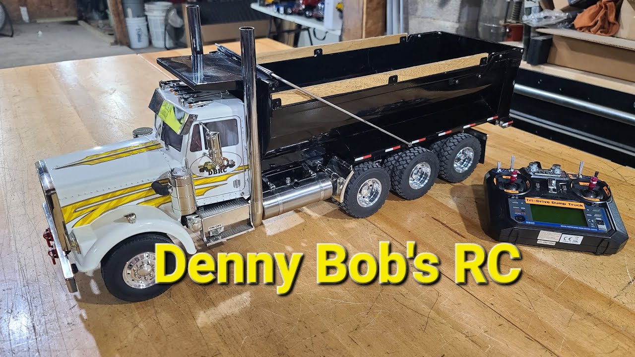 My 1/14 Tamiya Grand Hauler RC Hydraulic Dump Truck Tri-Drive