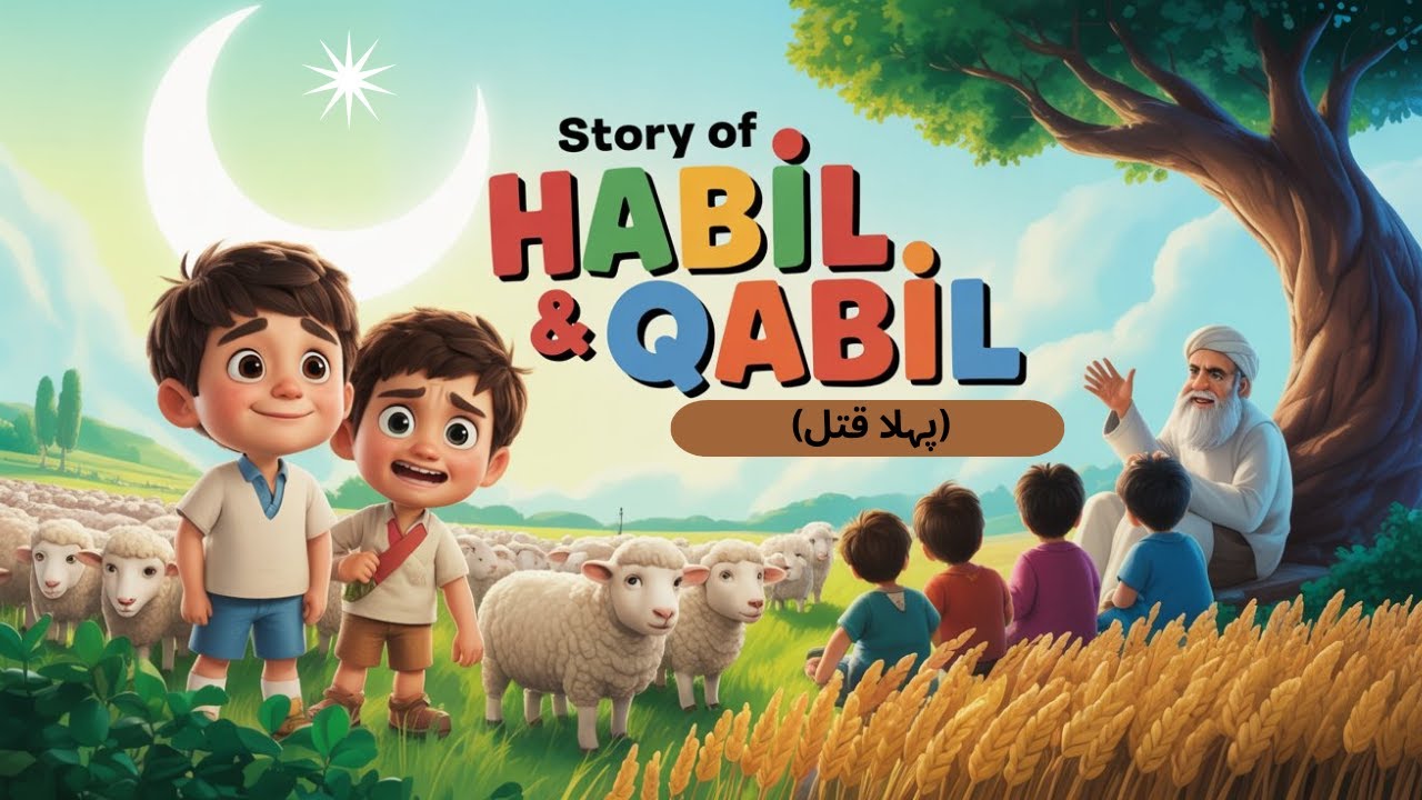 ✨ Habil and Qabil Story for Kids | Islamic Kids Stories | Sons of Prophet Adam (A.S.) ✨