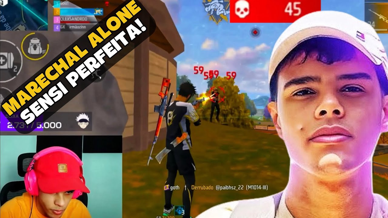 QUANDO MARECHAL DECIDE JOGAR SERIO NA RANK! FREE FIRE - MARECHAL HIGHLIGHTS
