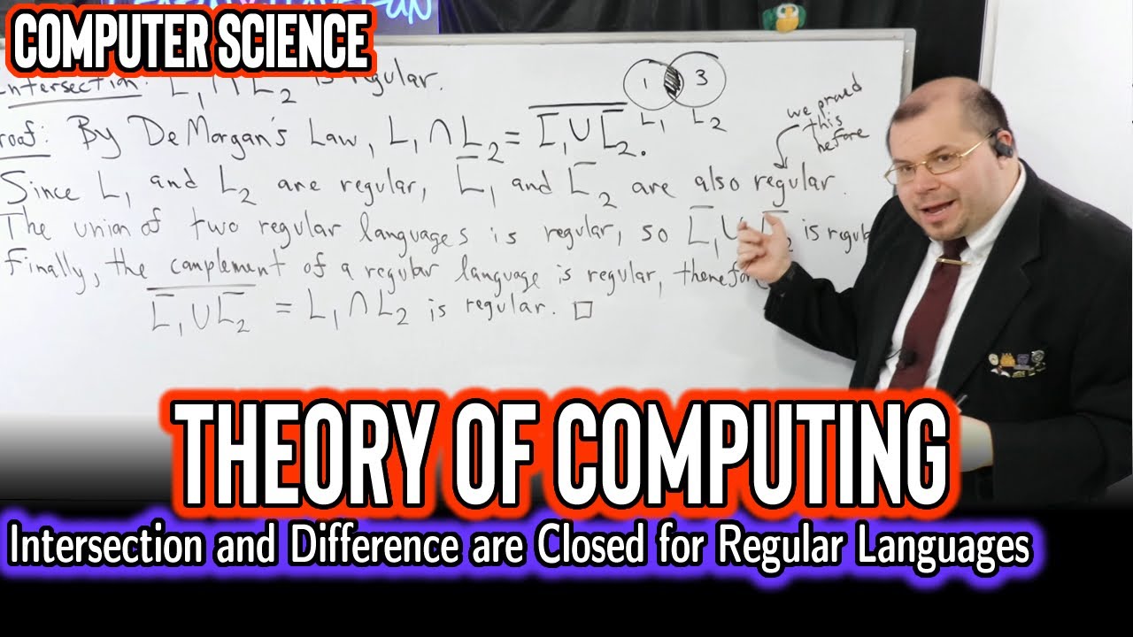 Intersection and Set Difference are Closed Under Regular Languages (Theory of Computing)