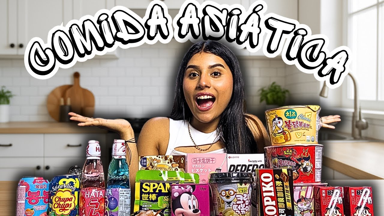 🥟🍥PROBANDO COMIDA ASIÁTICA 🍜🥵/KIMBERLY CONTRERAX