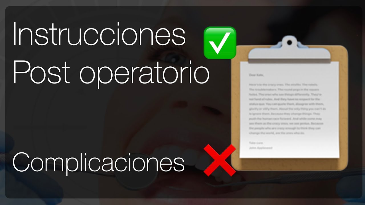 Cuidados después de un Implante Dental - Evita  complicaciones