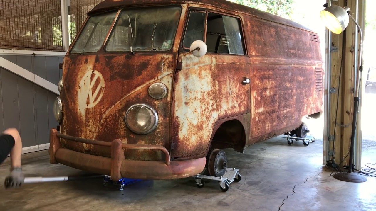 1962 Volkswagen Bus, VW Type 2 - RESTORATION!!! Engine Removal!!! VW Panelvan, VW Kombi, VW Bus