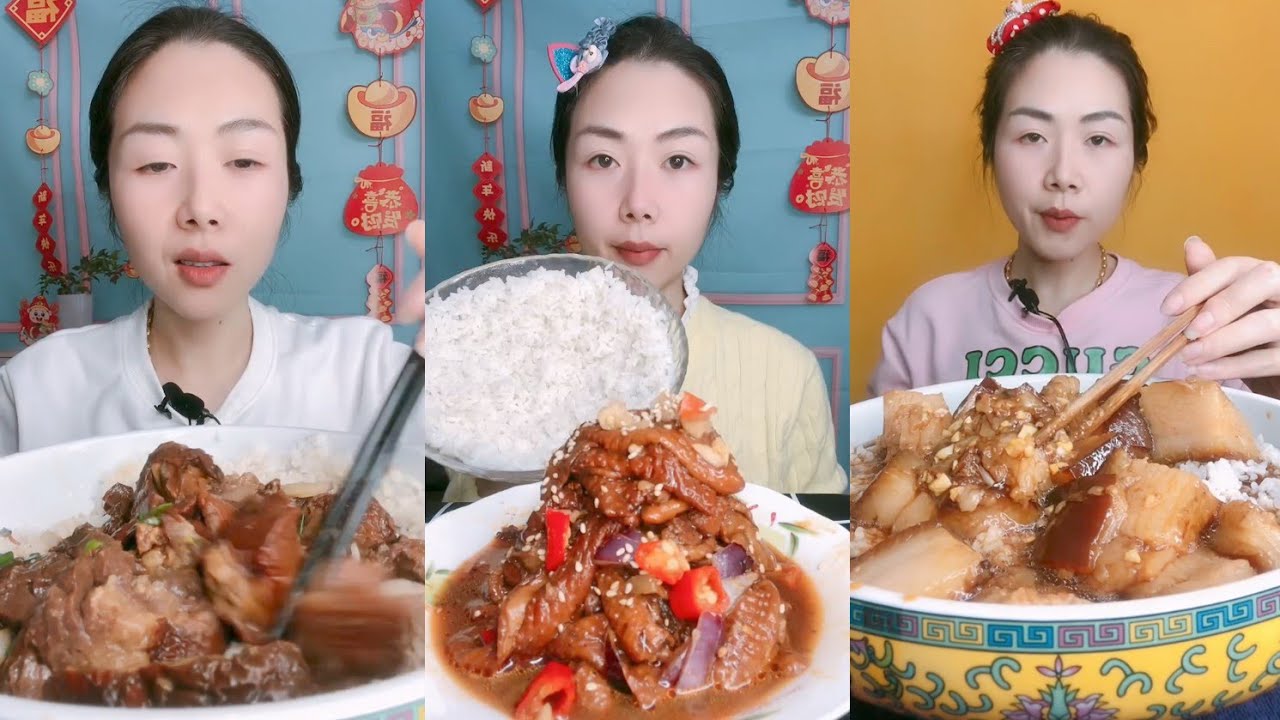 Eating Challenge: Eating pork braised pork belly beef 🍖🍖🍖#belly #pork #meat #beef 