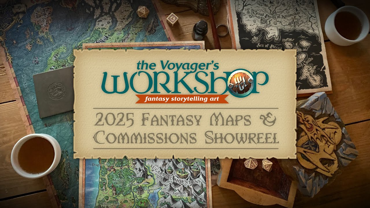 2025 Fantasy Maps & Art Commissions Showreel