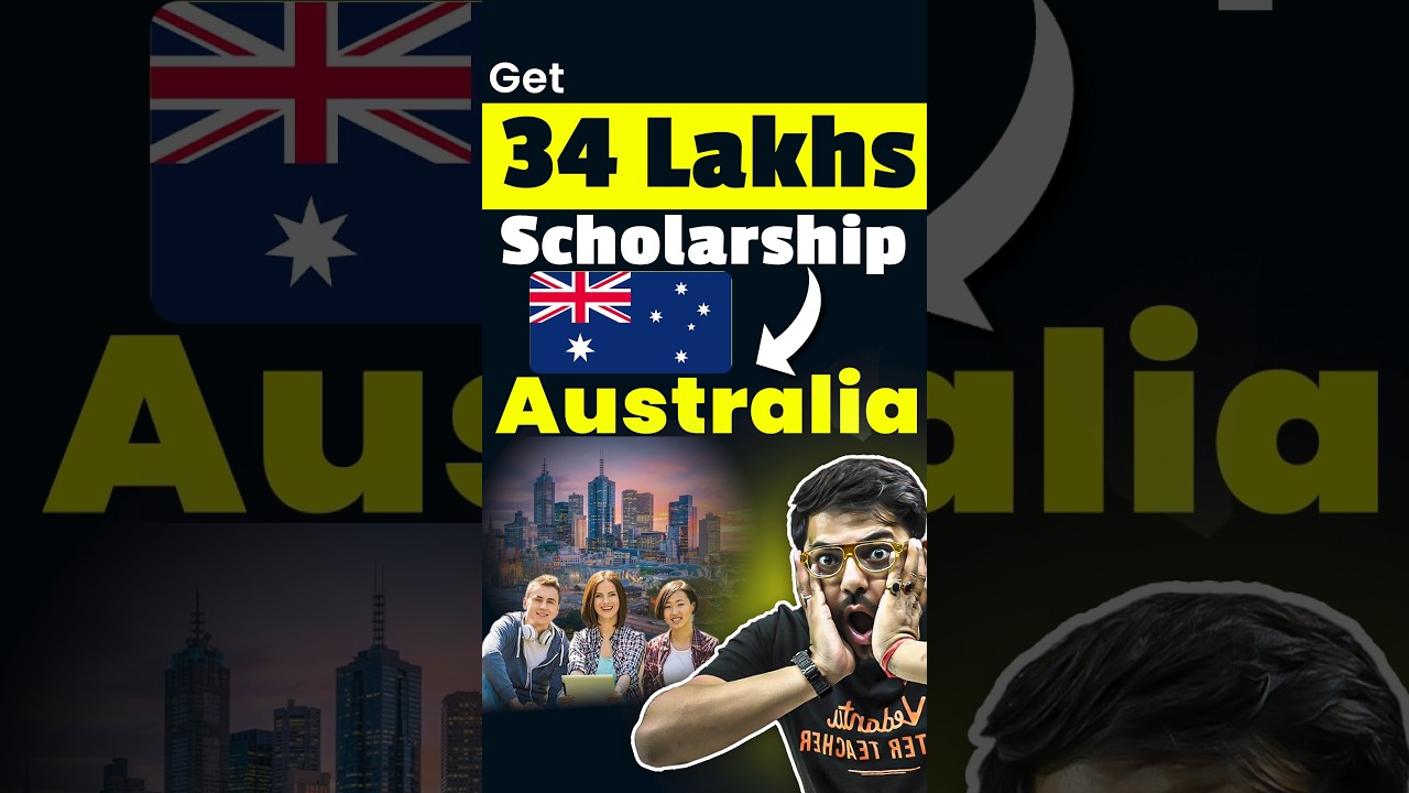 Get 34 Lakh Scholarship in Australia 🤩 #studyabroadfree #studyabroad #shorts #australia #education