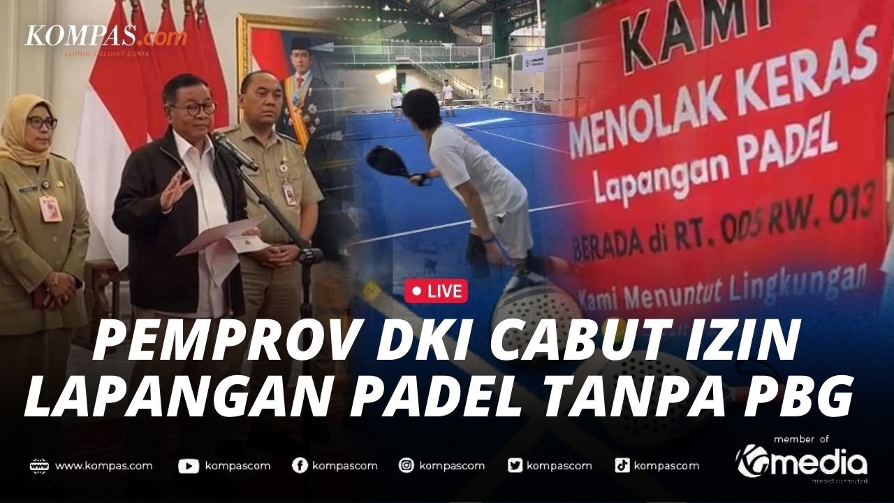 BREAKING NEWS - Pramono Anung Perintahkan Cabut Izin Lapangan Padel Tanpa PBG