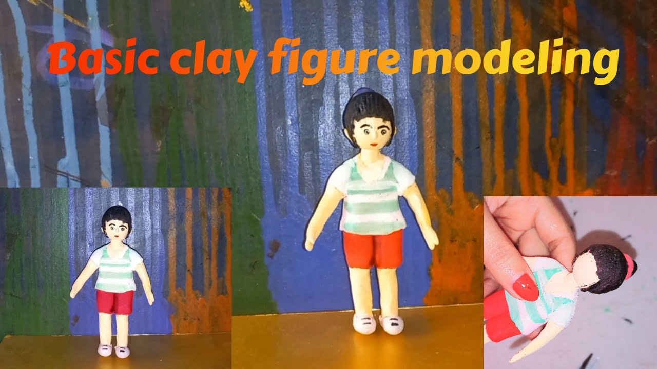 Clay Modeling/clay art/character modeling/chihiro character modeling/basic clay figure modeling 