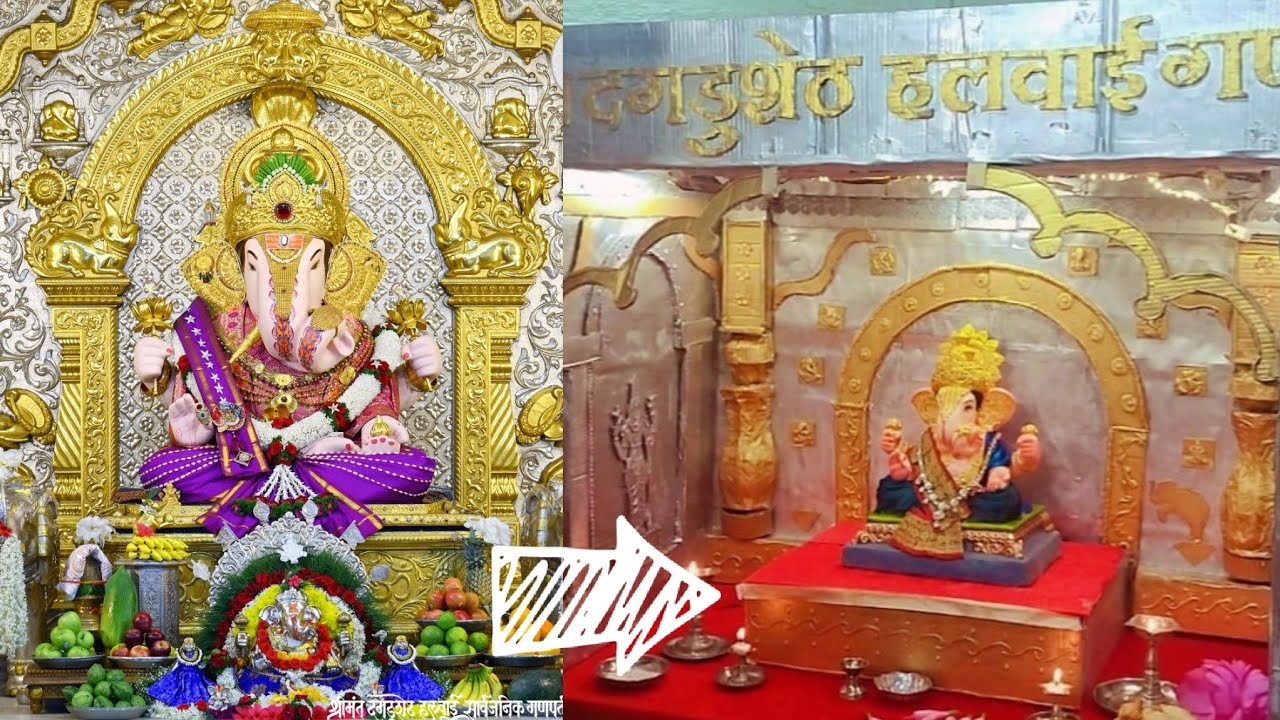 GANPATI DECORATION | Dagdusheth Halwai Ganpati Decoration | New Ganpati decoration