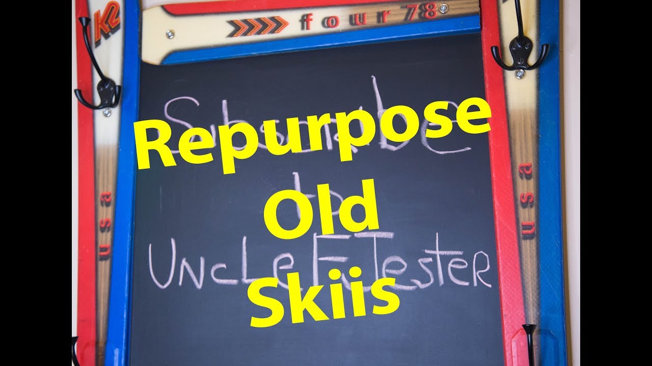 ♻Recycled skis🎿♻ Repurposed Skiis 🎿Mud Room Ideas 😎 Do Not Throw Away Ski Gear!