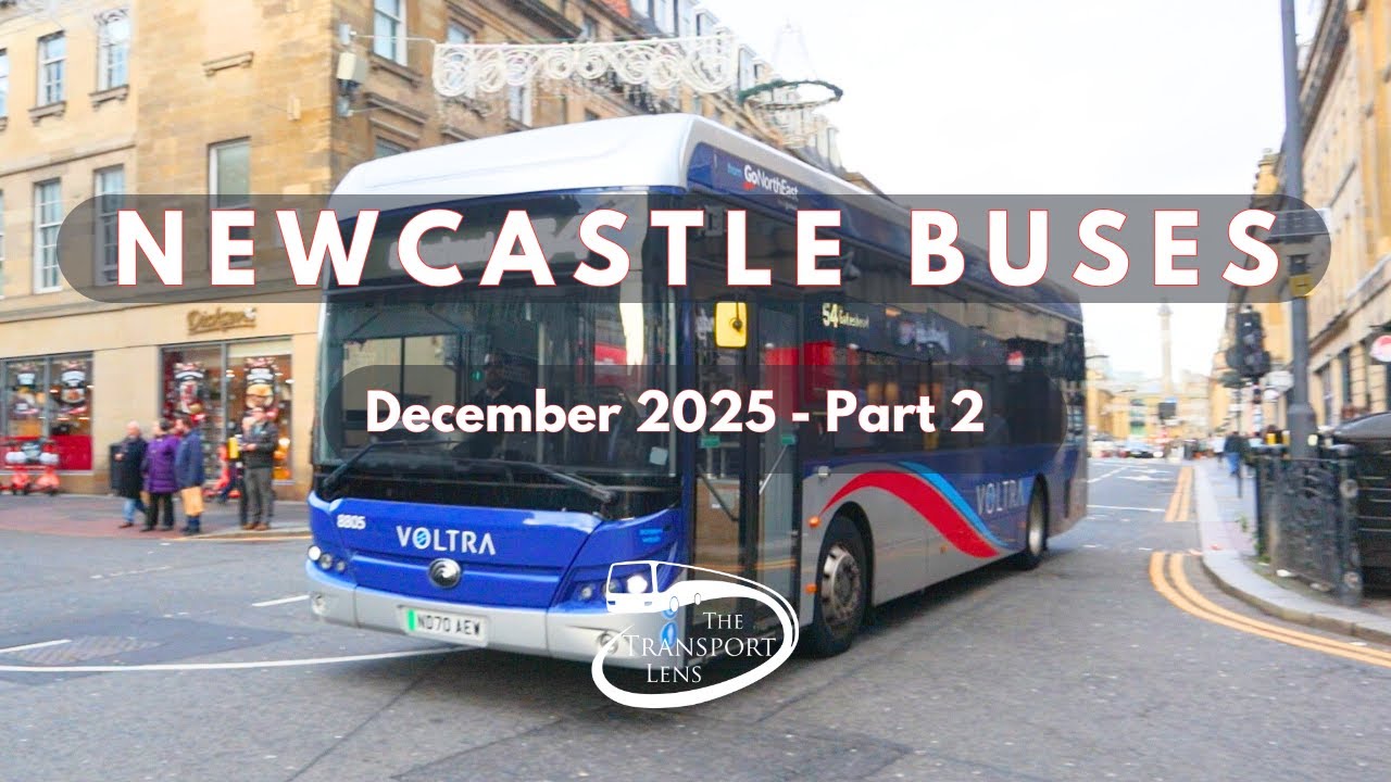 Newcastle Buses December 2025 Part 2 - Bus Spotting, Go North East, Stagecoach, Voltra