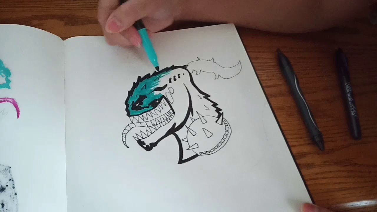 I Drew ZHCOMICART Logo For 2 Hours Straight | QLA