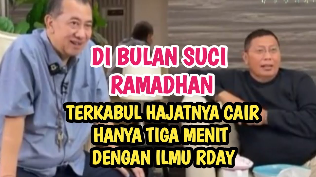 DI BULAN SUCI RAMADHAN TERKABUL CAIR HAJATNYA HANYA TIGA MENIT #ilmurday 