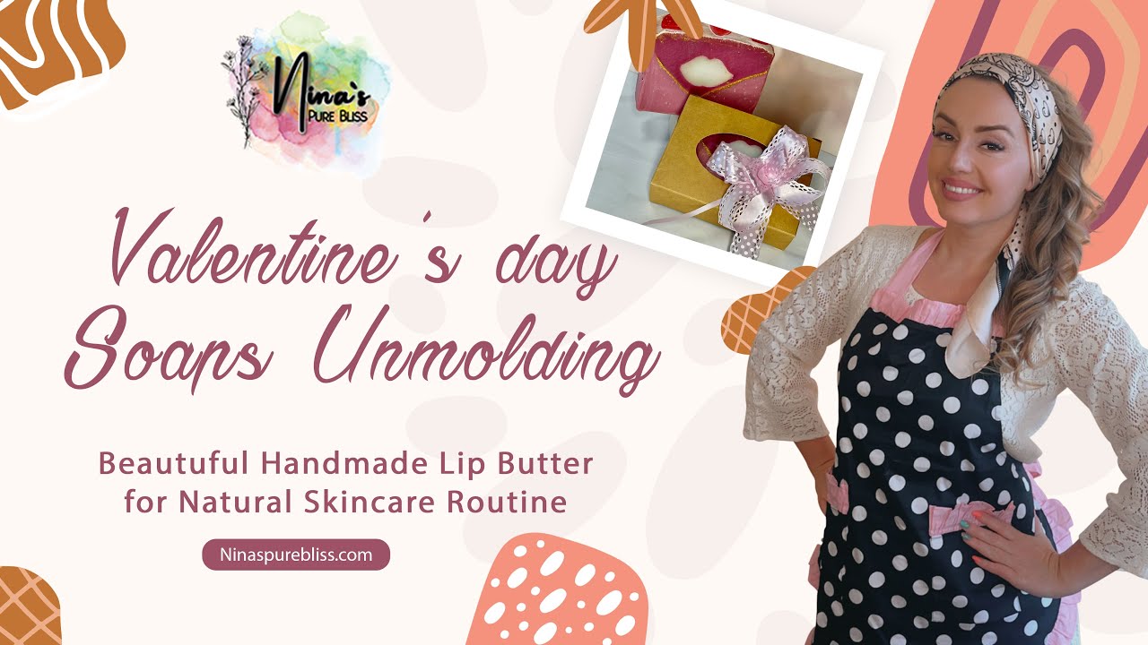 Unveiling Love: Mesmerizing Valentine's Day Soap Unmolding by Nina's Pure Bliss