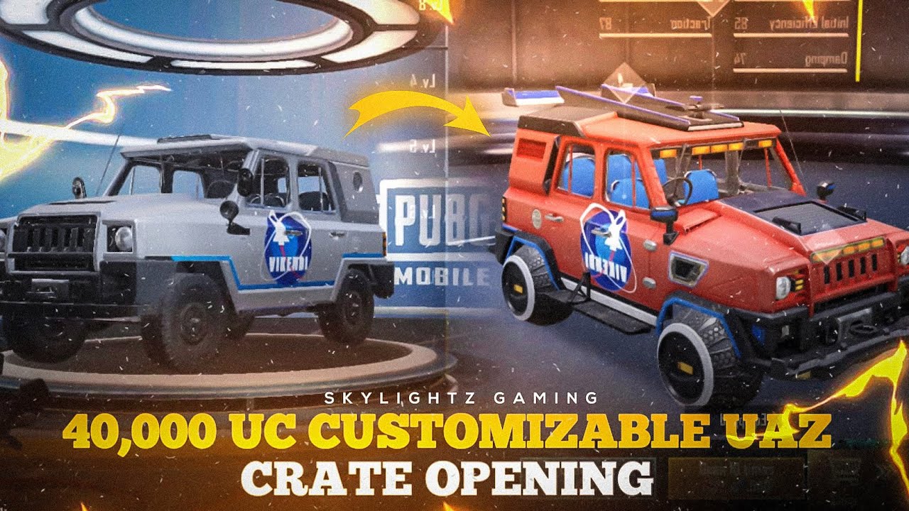 AEGIS UAZ CAR SKIN UPGRADED FULL MAX (LEVEL 8) | $40.000 UC | PUBG MOBILE