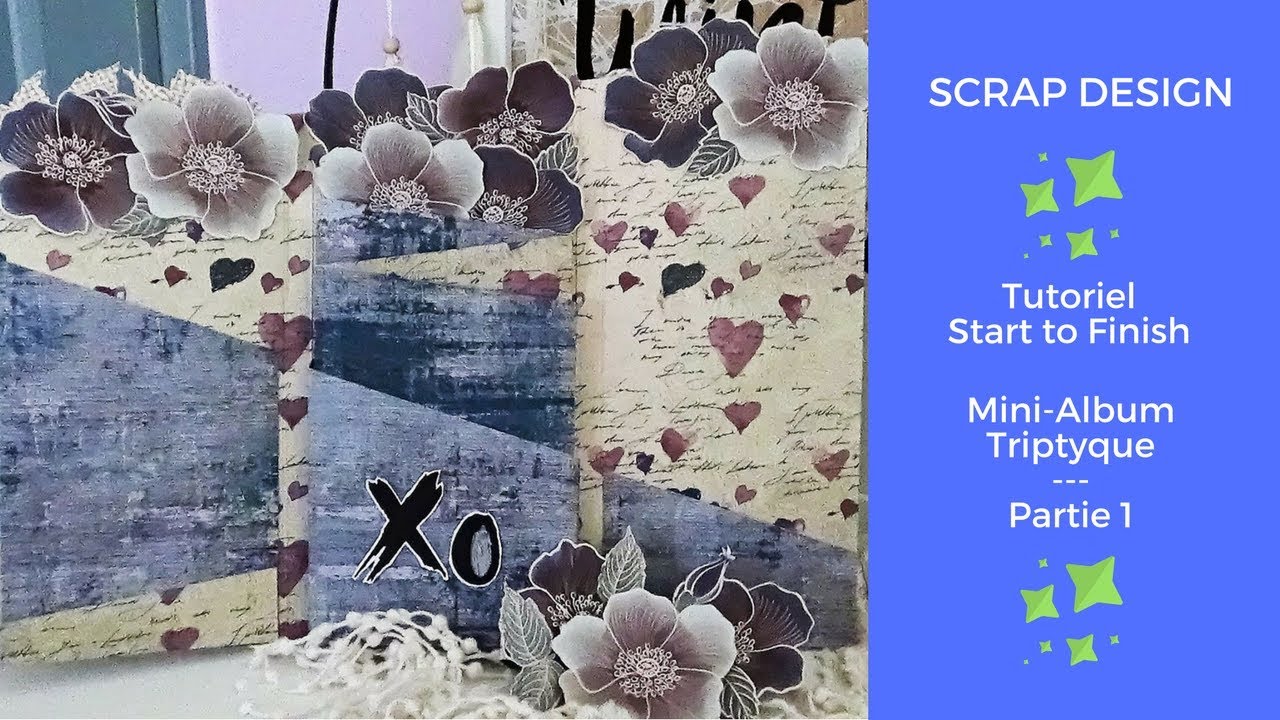 Mini-Album tout en papier action / Présentation - Partie 1