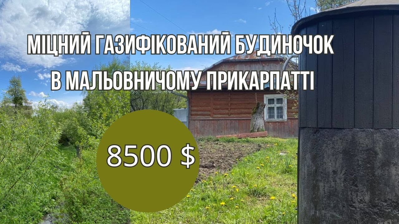 Міцний газифікований будиночок в мальовничій місцевості Прикарпаття