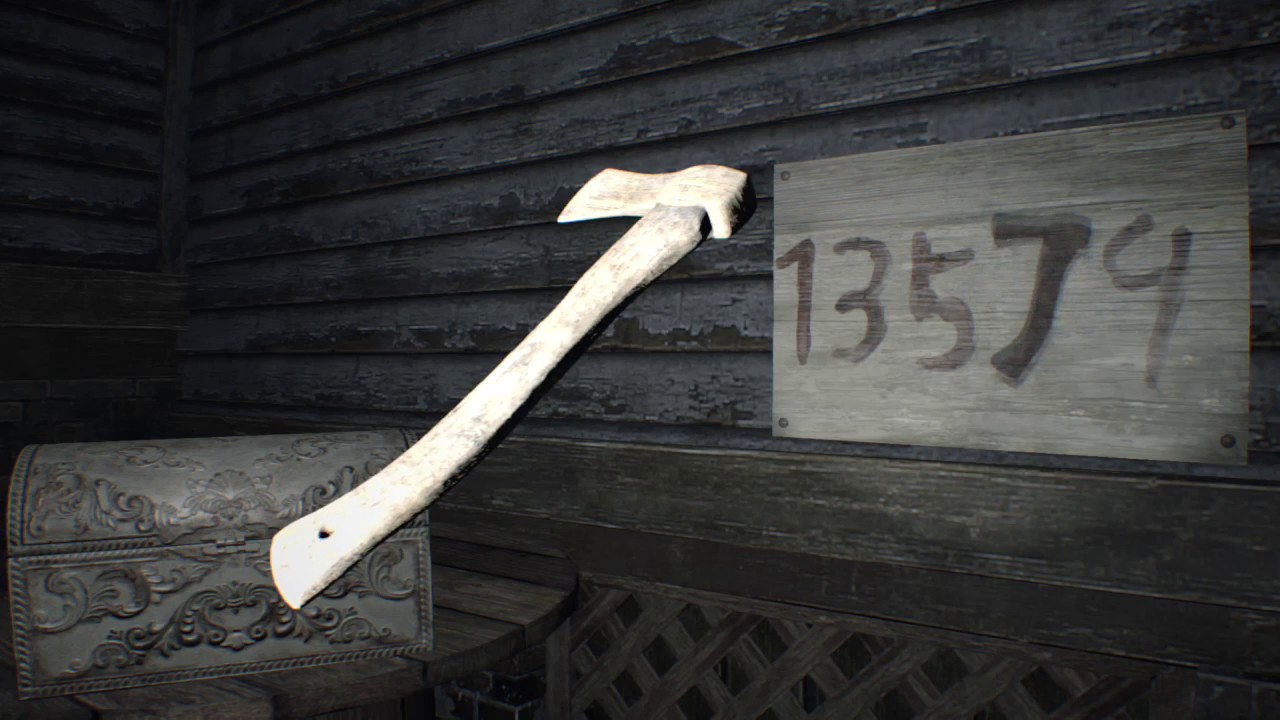 RE7 Hidden Courtyard Number 7 (1359) Shadow Puzzle Solution