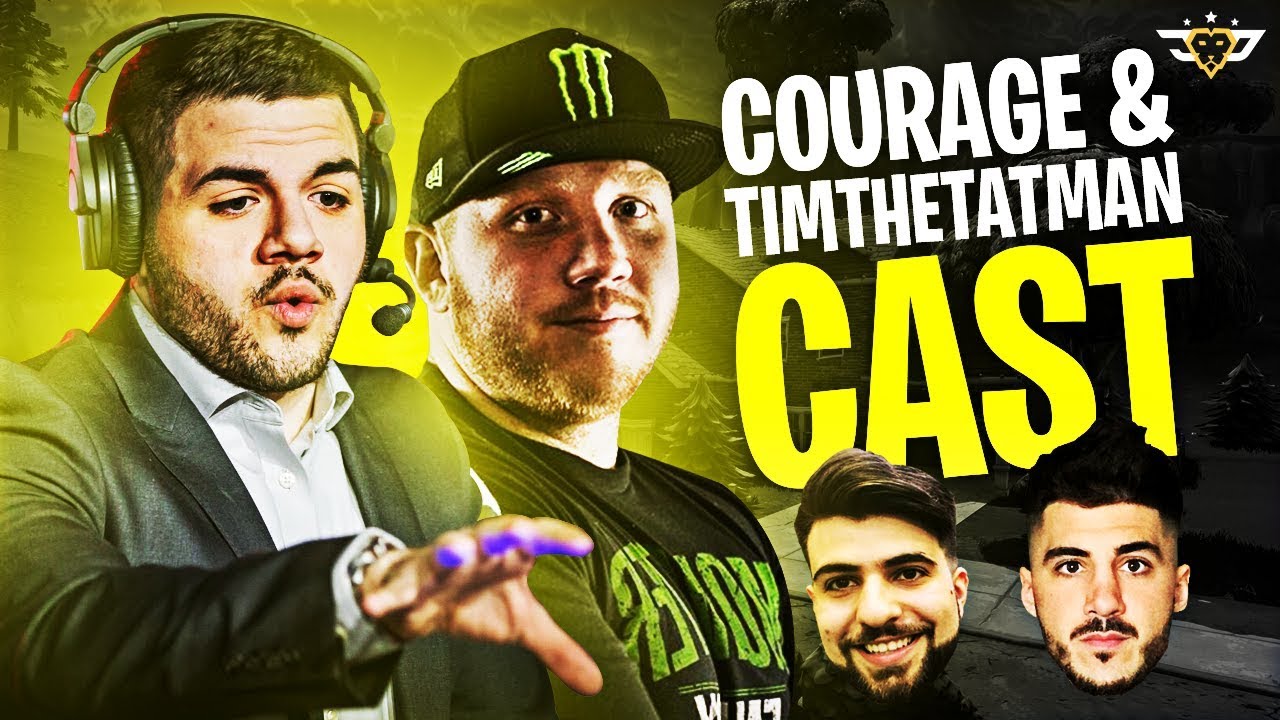 COURAGE AND TIMTHETATMAN CAST NICKMERCS AND SYPHERPK! (Fortnite: Battle Royale)