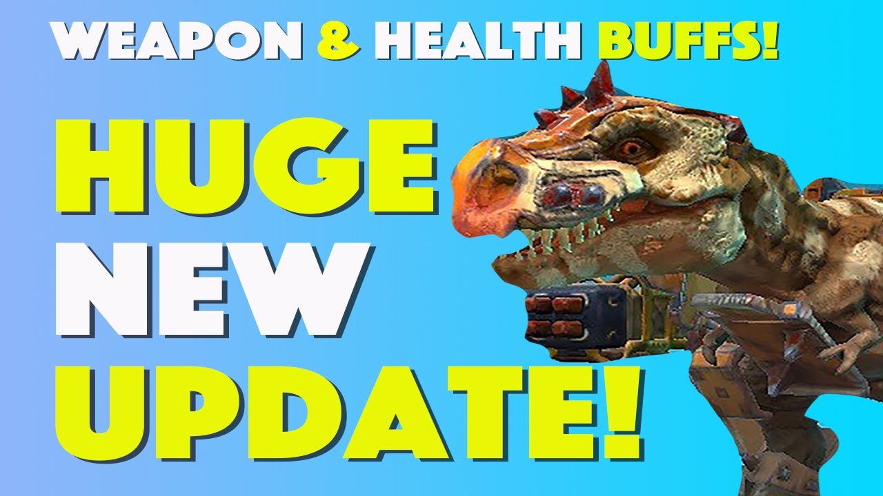 Dino Squad Gamer — HUGE NEW UPDATE! WEAPON & HEALTH BUFFS & GAME MODE CHANGE!