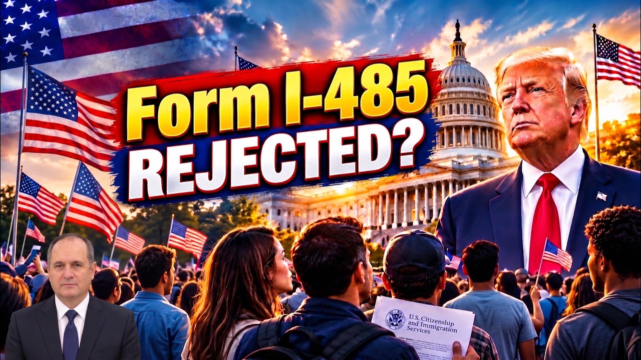 Form I-485 Rejected? Avoid These 5 Mistakes in 2026 (Step-by-Step Guide)