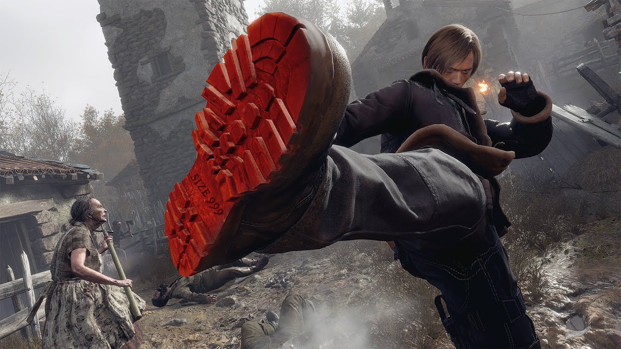 Resident Evil 4 Remake | Leon&rsquo;s Ridiculously Powerful Kick