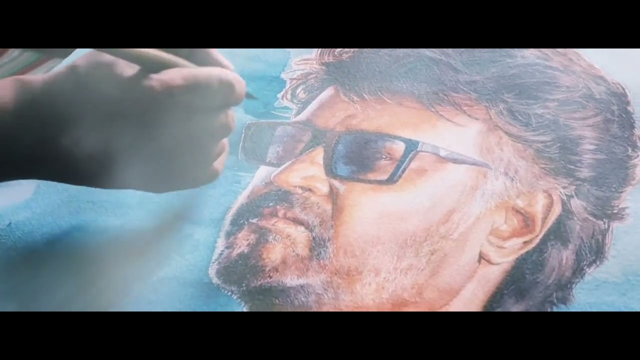 Super star Rajinikanth in Vetaiyan ...Thalaivar Drawing poster #vetaiyan #Rajinikanth#posterdesign