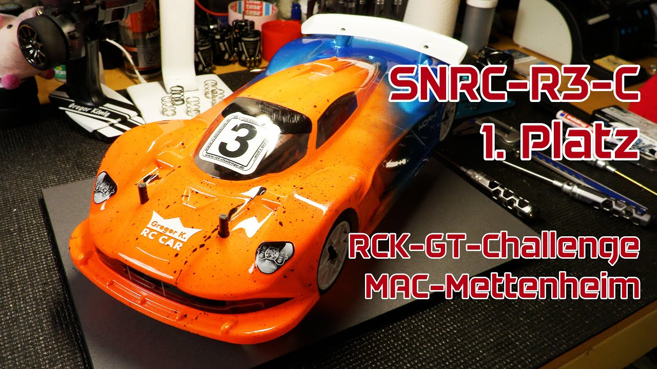 SNRC R3-C im Rennbetrieb / RCK-Challenge Sieg in der GT-Challenge Klasse