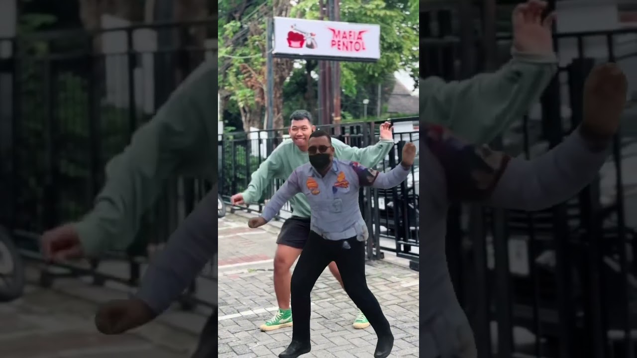 Nemenin Mas Bondit Joget Viral #bondit #dishub #lucu #komedi #cumakonten