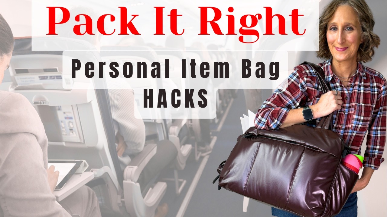 Most Travelers Use Their Personal Item Bag WRONG (Do This Instead)