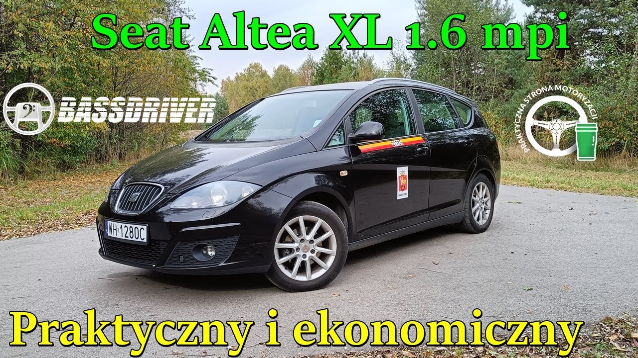 Seat Altea XL 1.6mpi - Praktyczny i ekonomiczny | Samochód Bassdriver a
