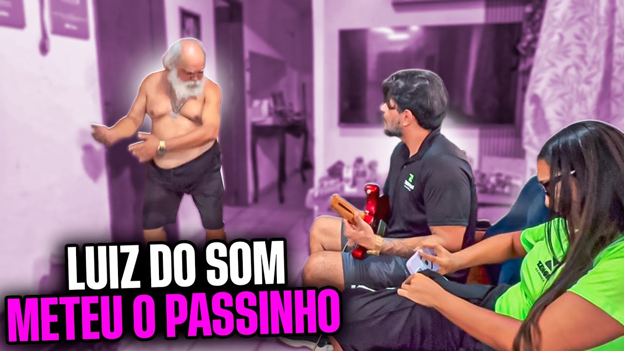 LUIZ DO SOM DANÇOU E MANETIKIN TOCOU GUITARRA | LUIZ DO SOM 